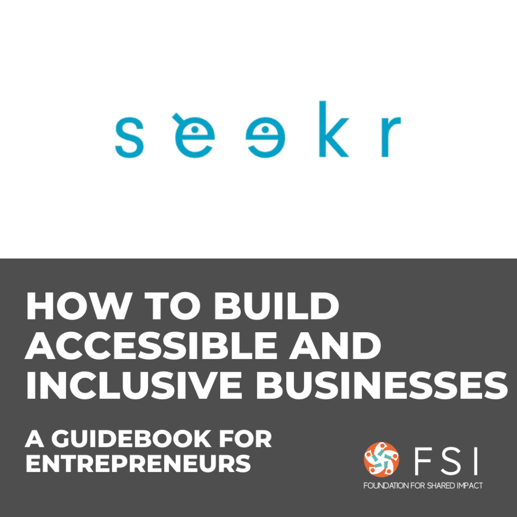 Seekr Guidebook for Entrepreneurs