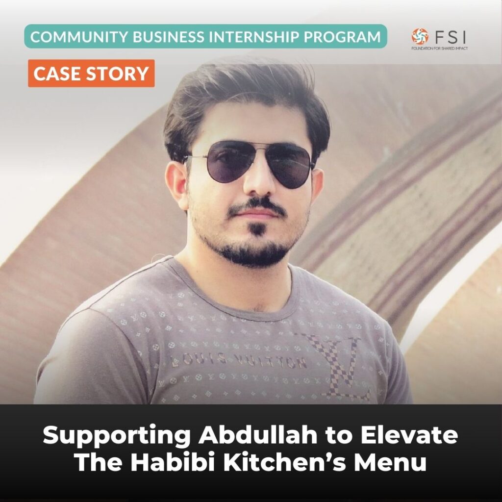 Supporting Abdullah to Elevate The Habibi Kitchen’s Menu