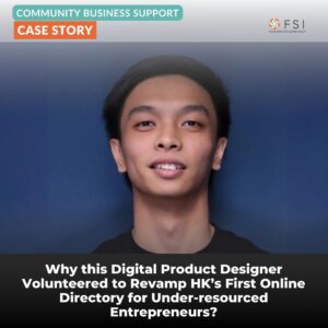 Marcus Kung, a UX/UI designer who volunteered to revamp FSI's GuideFong online directory