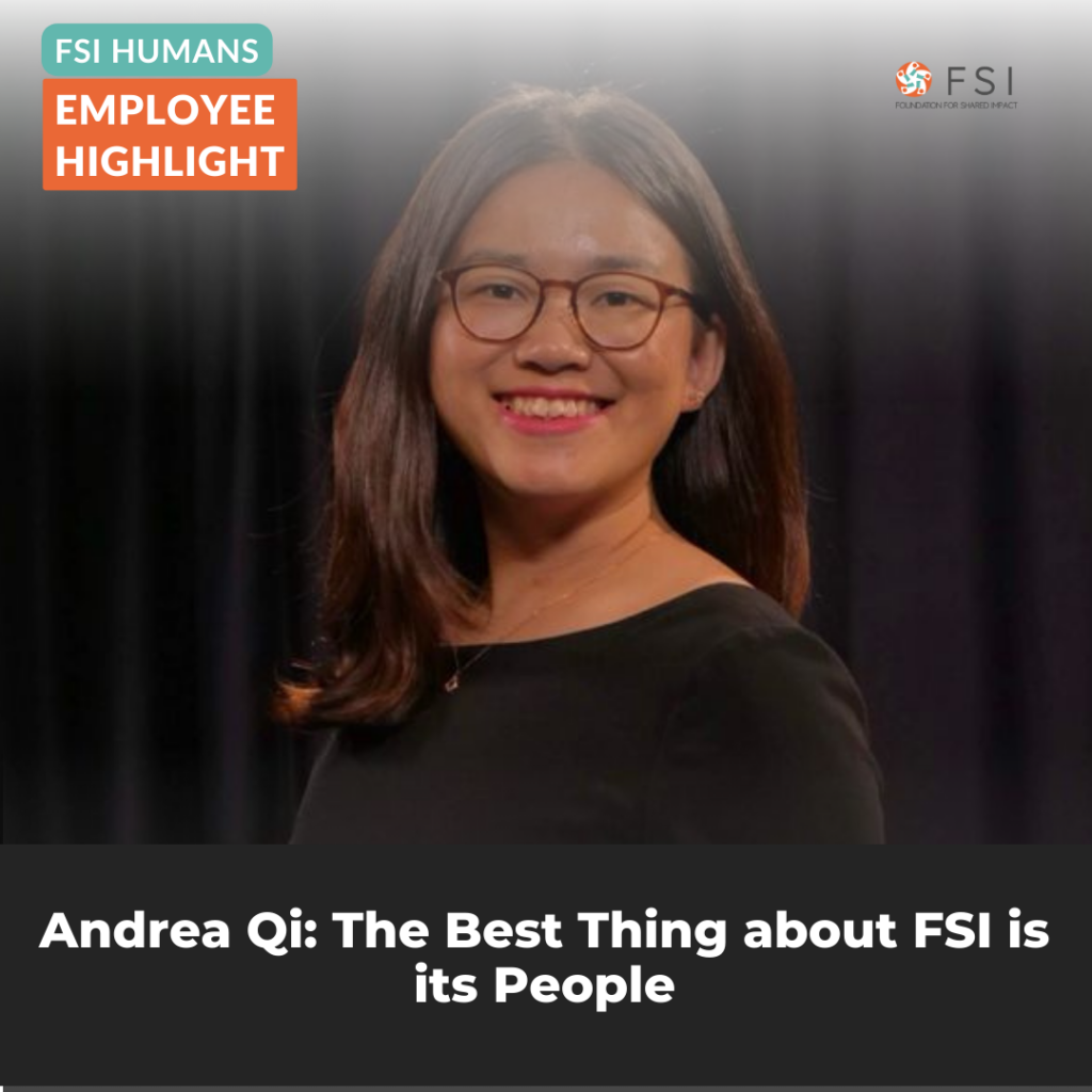 Andrea Qi: The Best Thing about FSI is its People